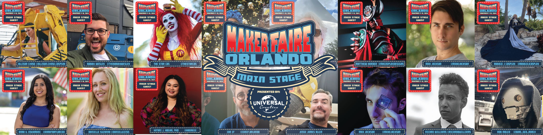 Check out the Featured Guests, Panels & Talks at Maker Faire Orlando!